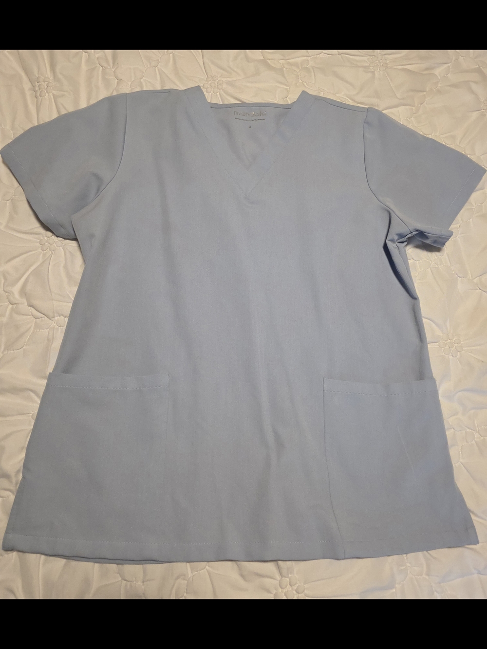 Women's Light Blue Scrub Set